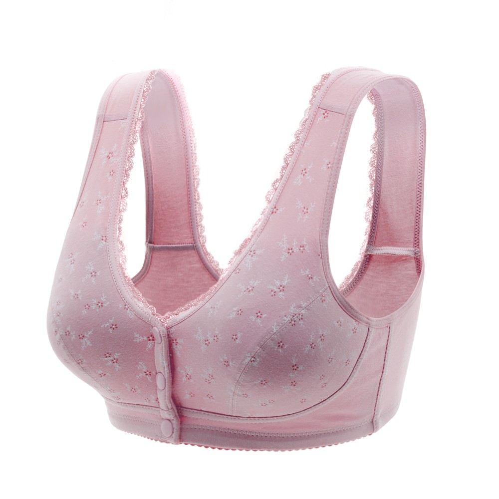 Vest Cotton Maternity Nursing Bra Push Up Breast Feeding Bra Shopee