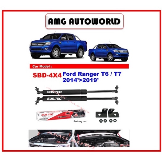 FORD RANGER T6 T7 2012 2013 2014 2015 2016 2017 Sustec Front Bonnet ...