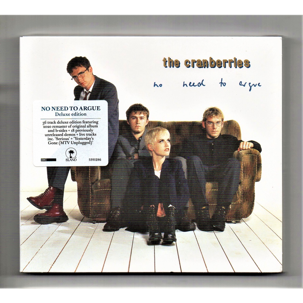 The Cranberries No Need To Argue ( Deluxe Edition Digipack 2 CD ) EU