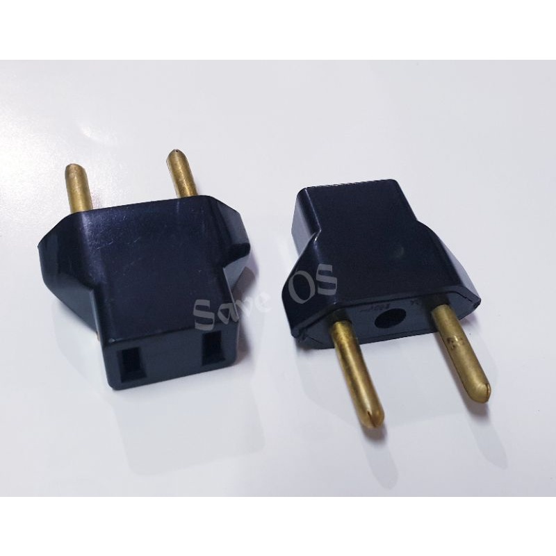 2PIN FLAT TO ROUND ADAPTOR( I I FLAT PIN USA,JAPAN,CANADA,CARIBBEAN ...