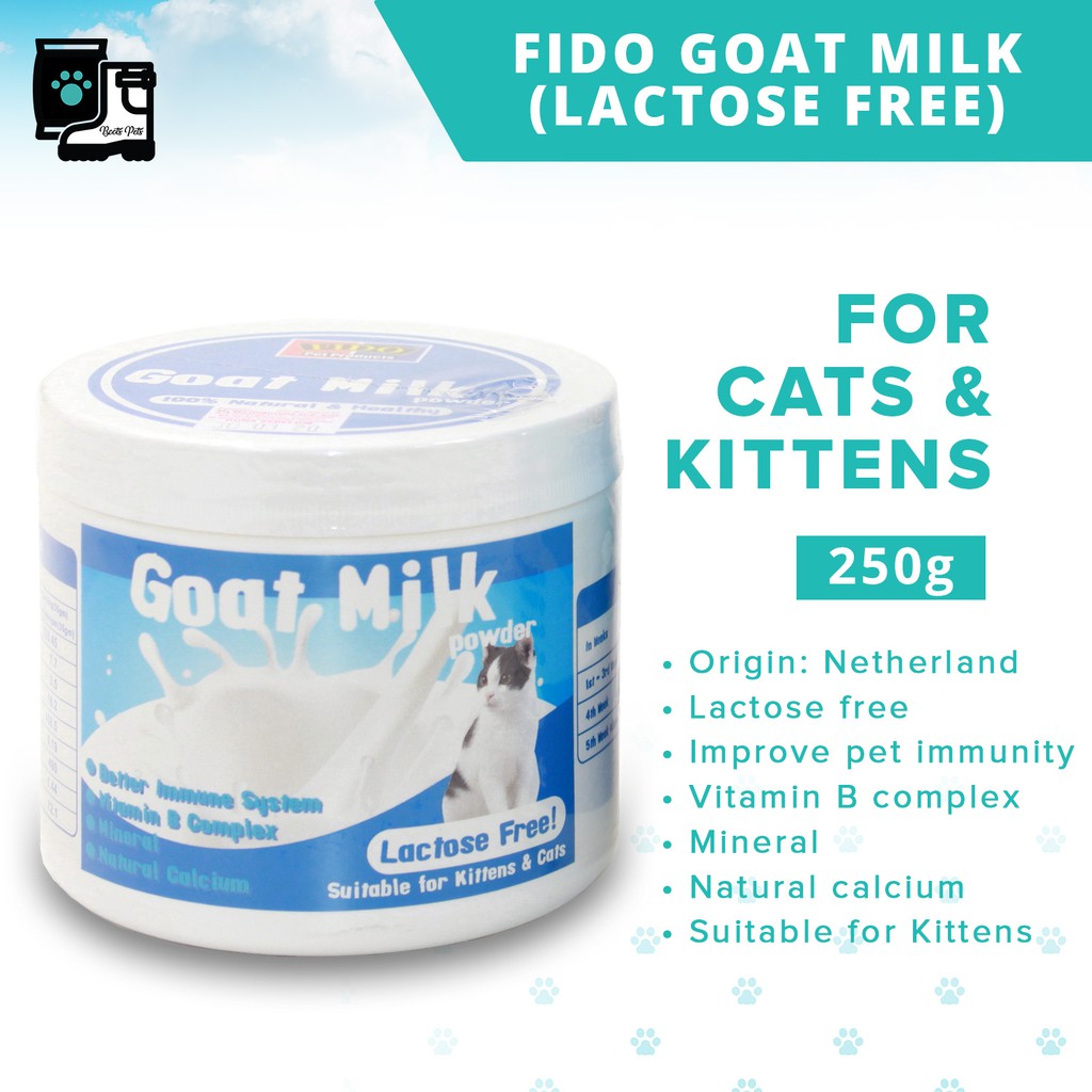 FIDO Goat Milk Powder for Cat Kitten 250g 8.8oz LACTOSE