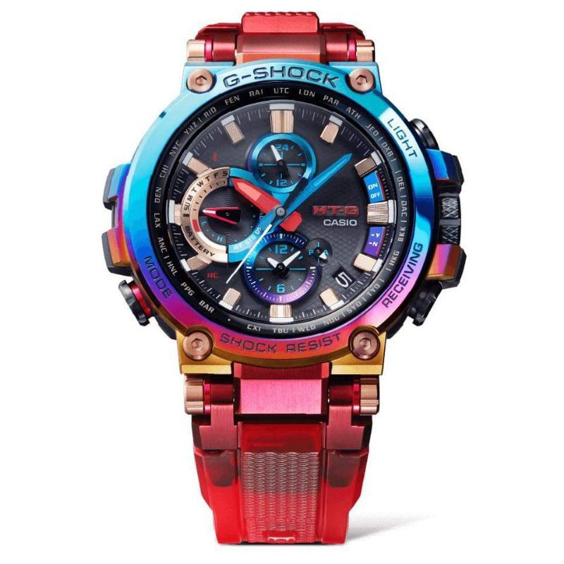 Gshock MTG Rainbow Dual time Shopee Malaysia