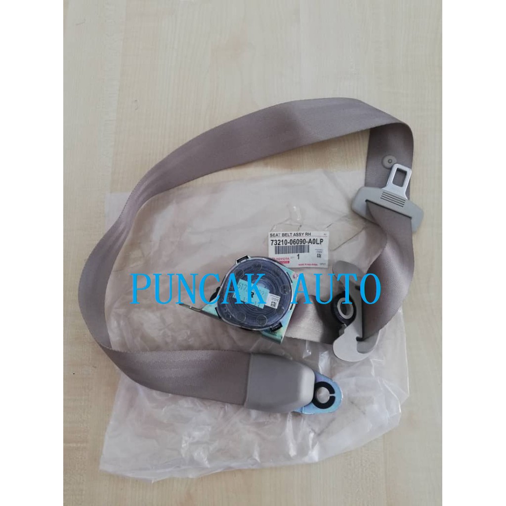Camry clearance seat belt