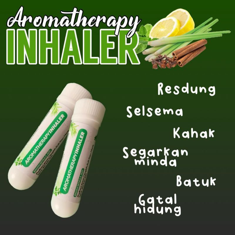 Ustaz Fikri Aromatherapy Inhaler, Resdung, Selsema, Gatal Hidung ...