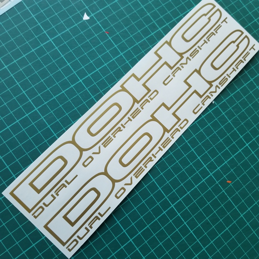 Sticker DOHC dual overhead(sepasang kiri dan kanan) | Shopee Malaysia