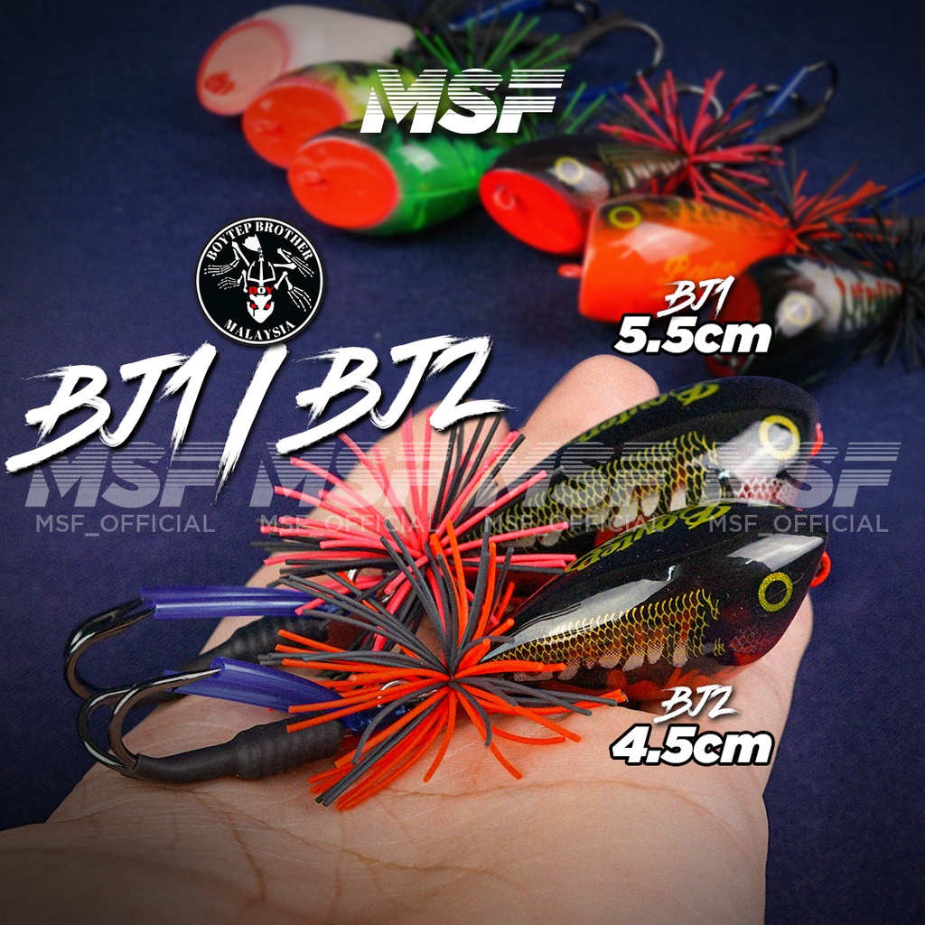 [MSF] Boytep J.Frog BJ1 & BJ2 Thailand | 5.5cm / 4.5cm | Snakehead ...