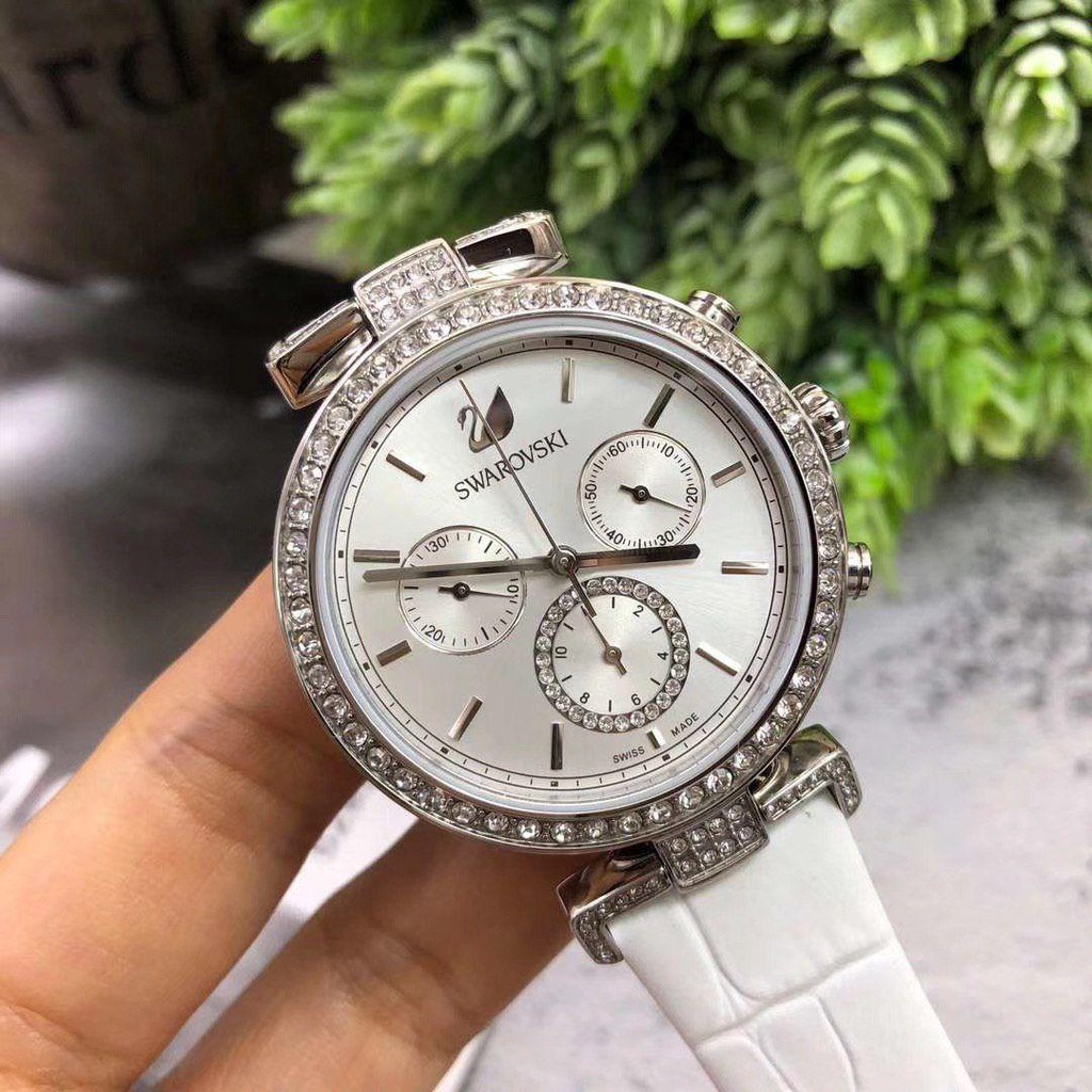 Swarovski era 2024 journey watch silver