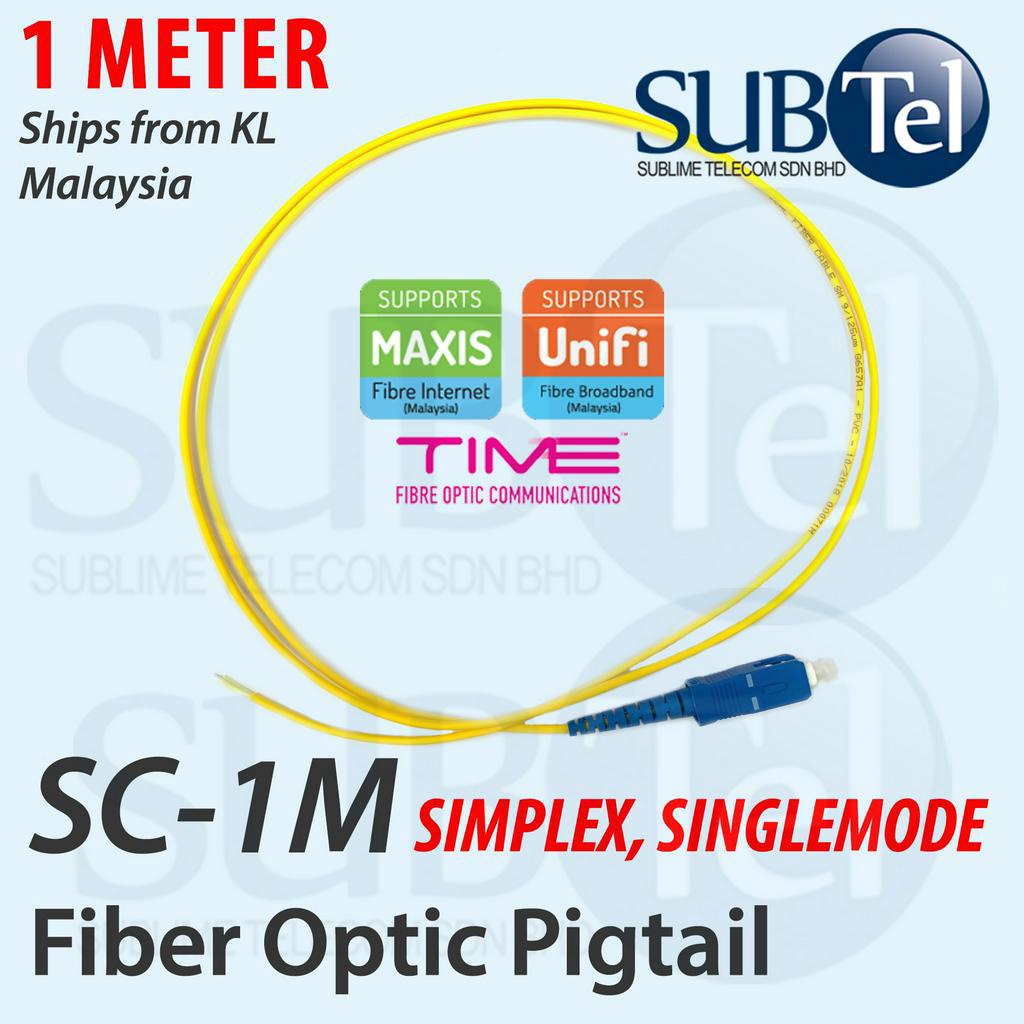 SenTec SC LC Simplex Single Multi Mode Fiber Optic Cable Patch Cord ...