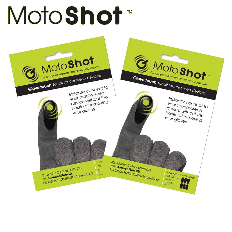 MOTOSHOT Ultra Thin Conductive Touch Screen Stickers for Gloves