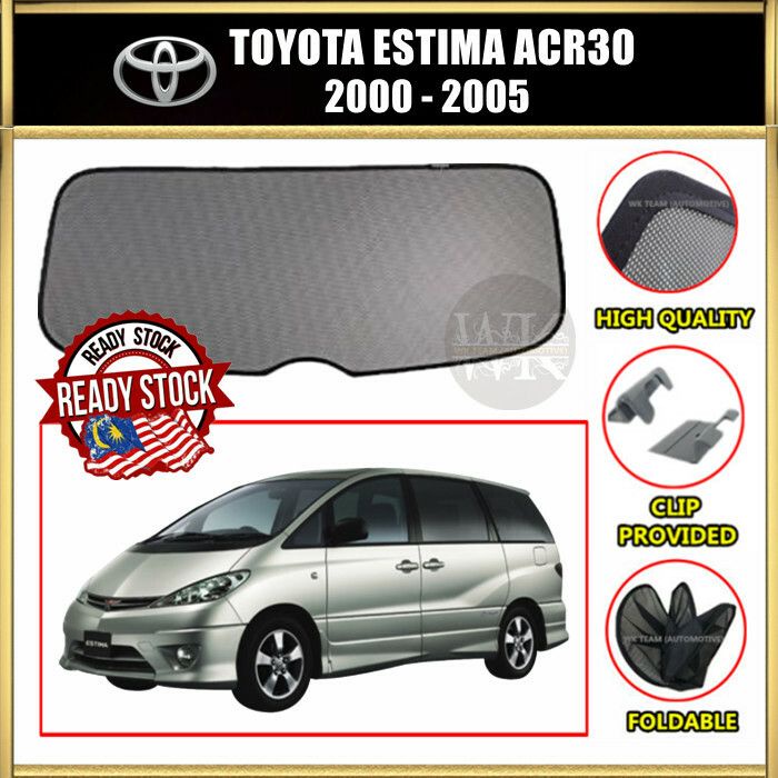 Toyota Estima Acr30 2000 - 2005 Rear Windscreen Window Sun Shade ...
