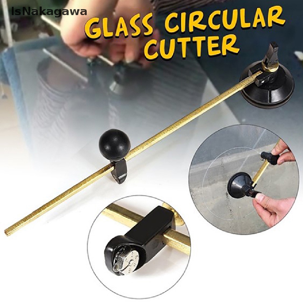 [IsNakagawa] 1PC Professional Circle Circular Glass Cutter With Round