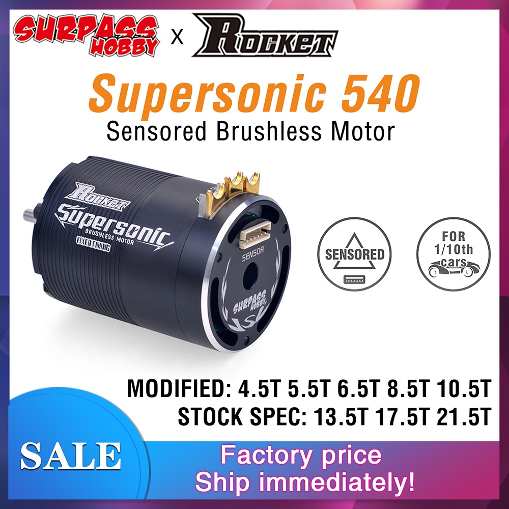 Moteur sans balais sensoriel modifié Rocket 540 V4S 4,5T