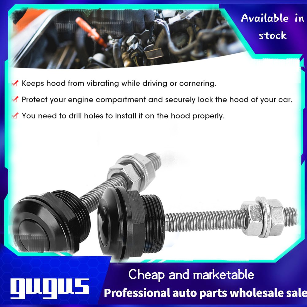 [Seller Quick Release Latch 2Pcs Universal Hood Pin