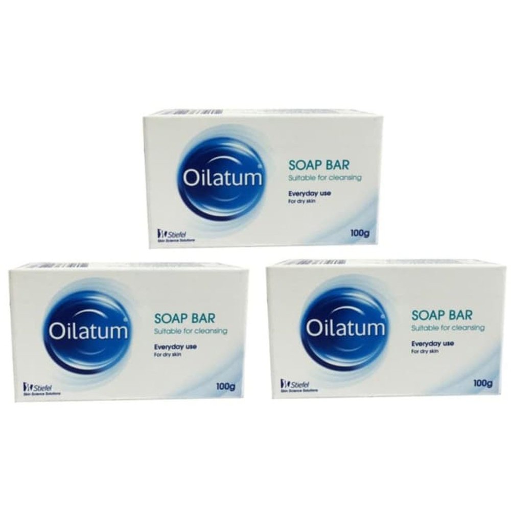 Oilatum Bar Soap For Dry Sensitive Skin 100g ( Buy 2 Free 1 ) Shopee