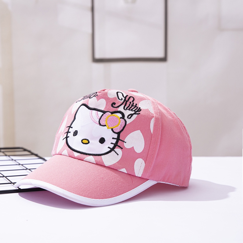 Topi Budak Lelaki Perempuan Kids Cap Spiderman Paw Patrol Hello Kitty ...