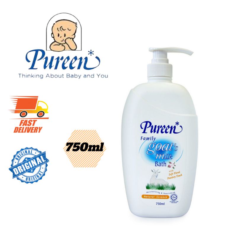 [ Ready Stock ] PUREEN Family Goat Milk Bath ( 750ml ) | Shopee Malaysia