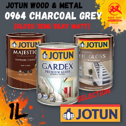 0964 Charcoal Grey Jotun Gardex(GLOSS/SEMI GLOSS)Majestic Supreme