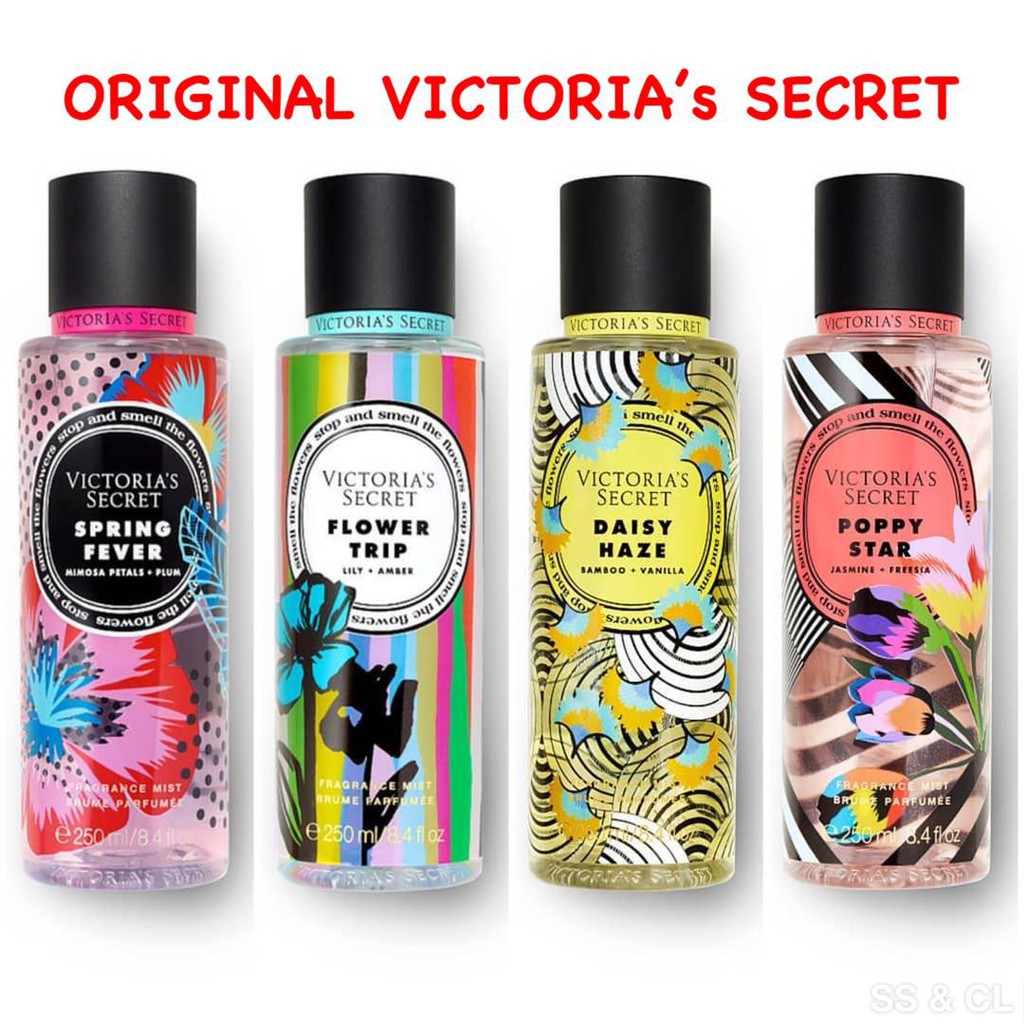 100 ORGINAL VICTORIA'S SECRET SPRING FEVER / FLOWER TRIP / DAISY HAZE