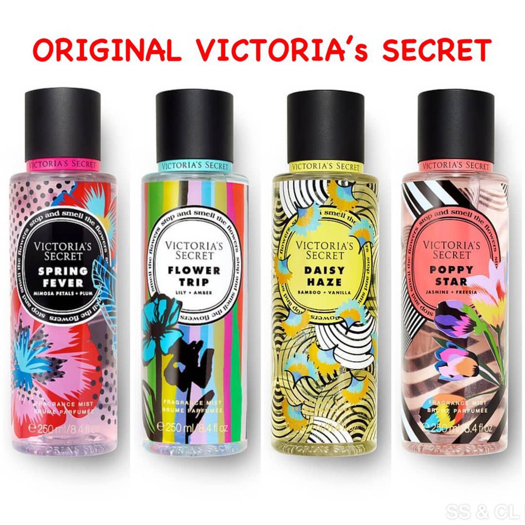 Orginal Victoria S Secret Spring Fever Flower Trip Daisy Haze Poppy Star Body Mist