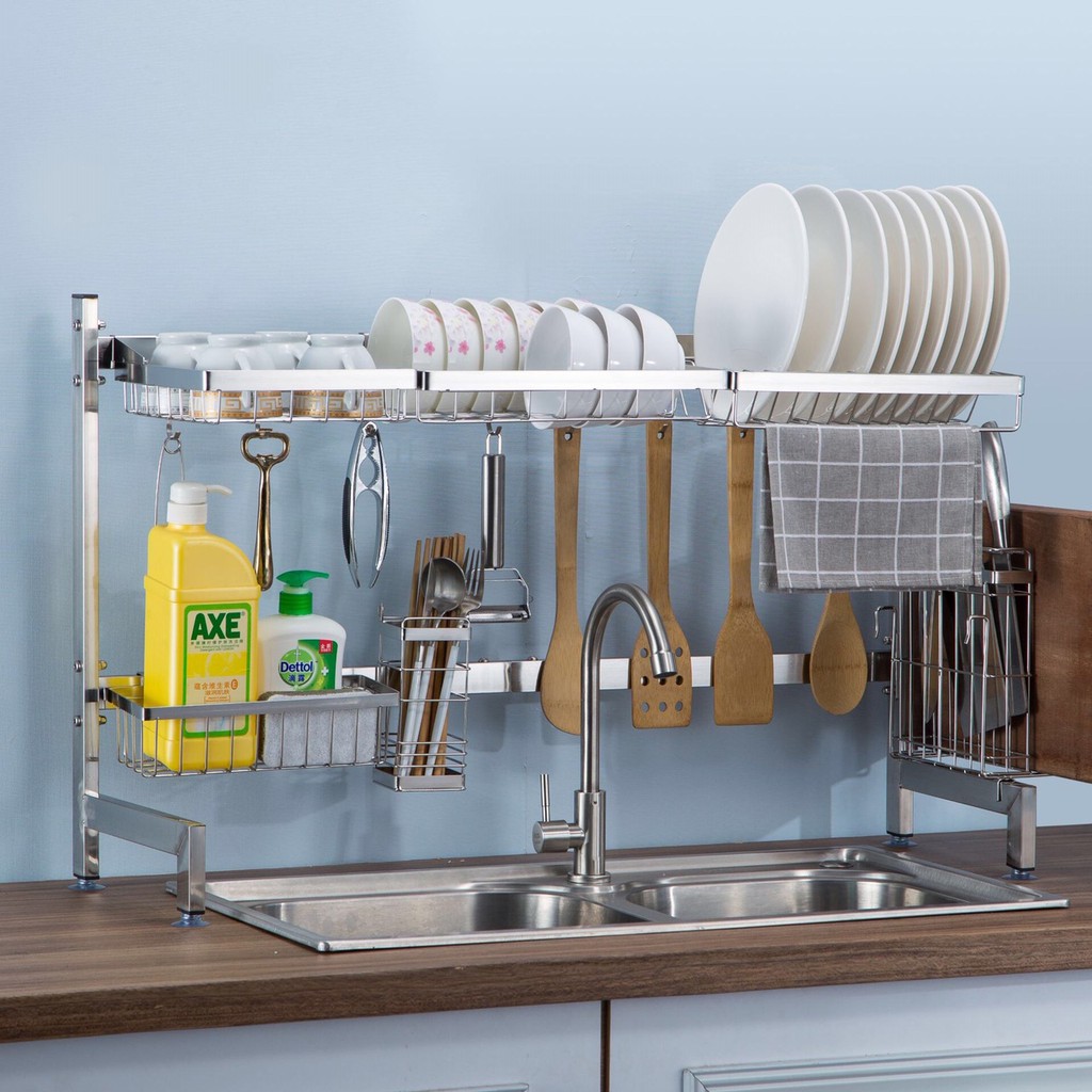 Modern H Type Sliver 65 75 85 95 105 CM Stainless Steel Draining Single ...