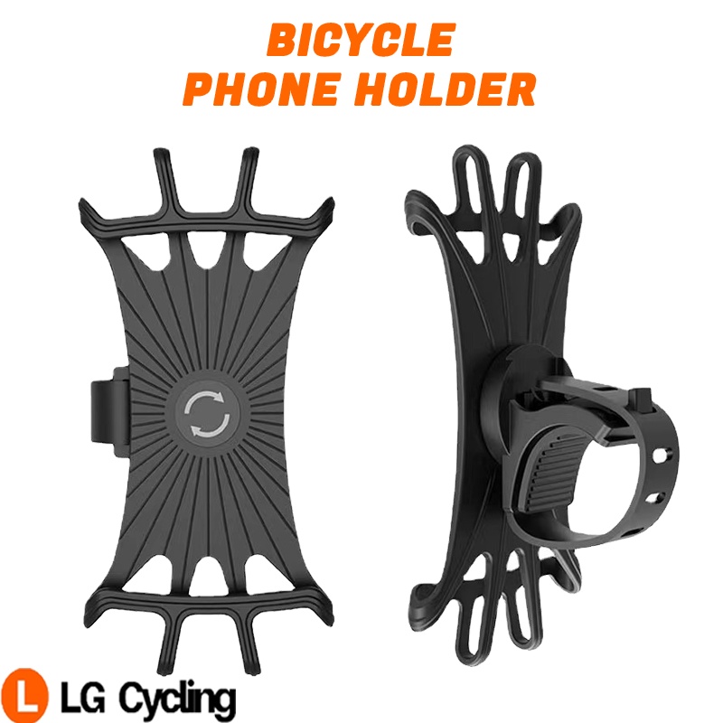 Bicycle Motorcycle Phone Holder Black Bicycle Mount Adjustable 360 ...