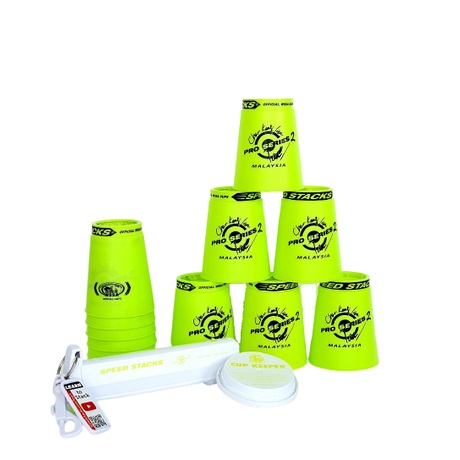 Original Chan Keng Ian Speed Stacks Pro Series-2X Special Neon Yellow ...