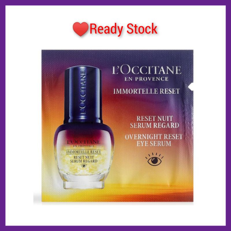 L'Occitane Immortelle Reset Eye Serum 1ml Trial / Sample/ Travel