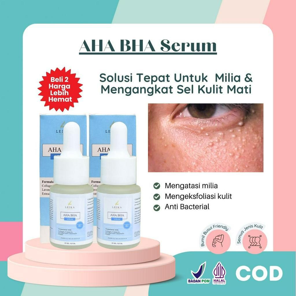 MATA 2pcs AHA BHA The Most Powerful Milia Removal Serum Under The Eyes