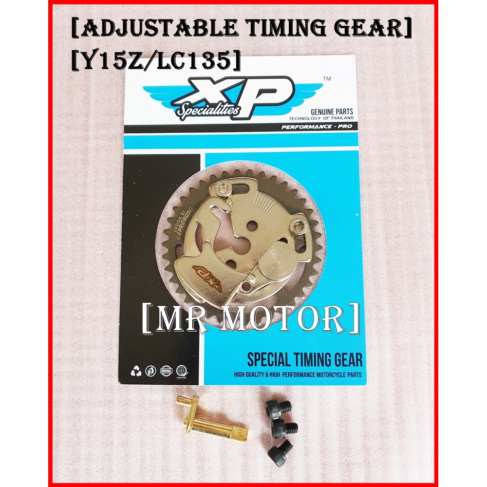 Y15zr/LC135 (XP) SPECIAL ADJUSTABLE TIMING GEAR AND CAMSHAFT Yamaha Y15