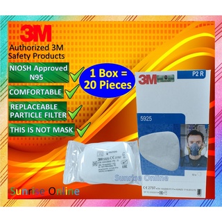 [ORIGINAL] 3M 5925 P2 R & 5935 P3 R Particulate Filter Replace 5N11 ...