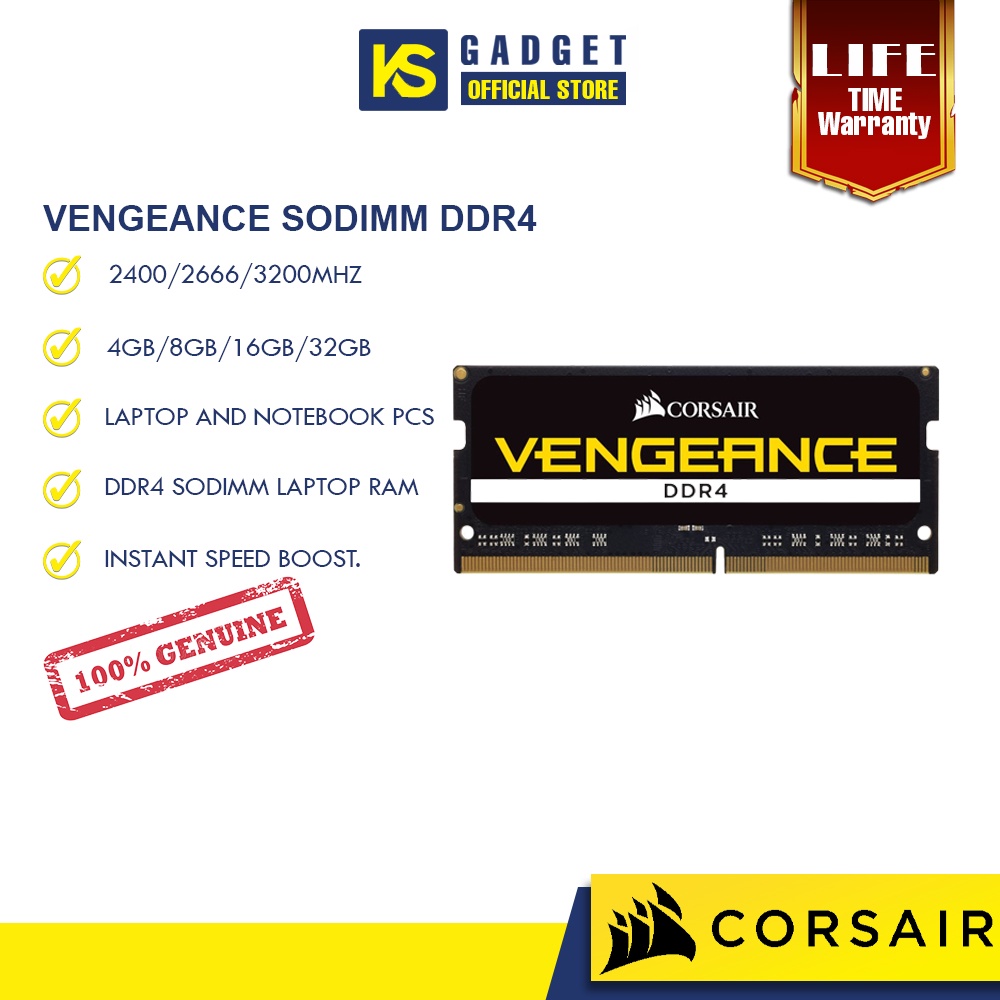 Corsair vengeance laptop on sale ram