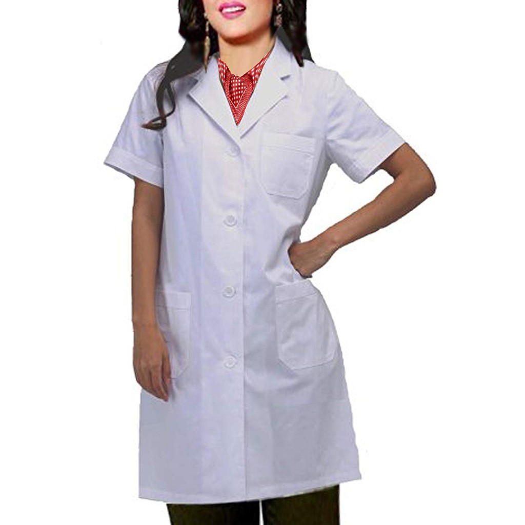 Short sleeve store doctor coat