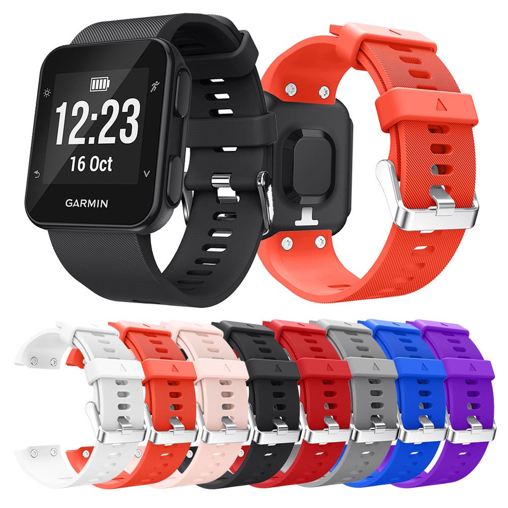 For Garmin Forerunner 35 Forerunner 30 Watch band Silicone Band Replacement Strap Sport Wristband Shopee Malaysia