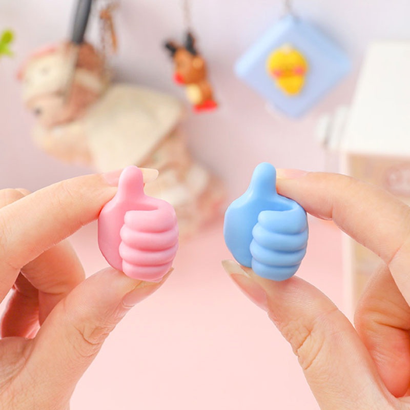 2pcs multifunctional creative wire fixer cable cutter thumb hooks ...