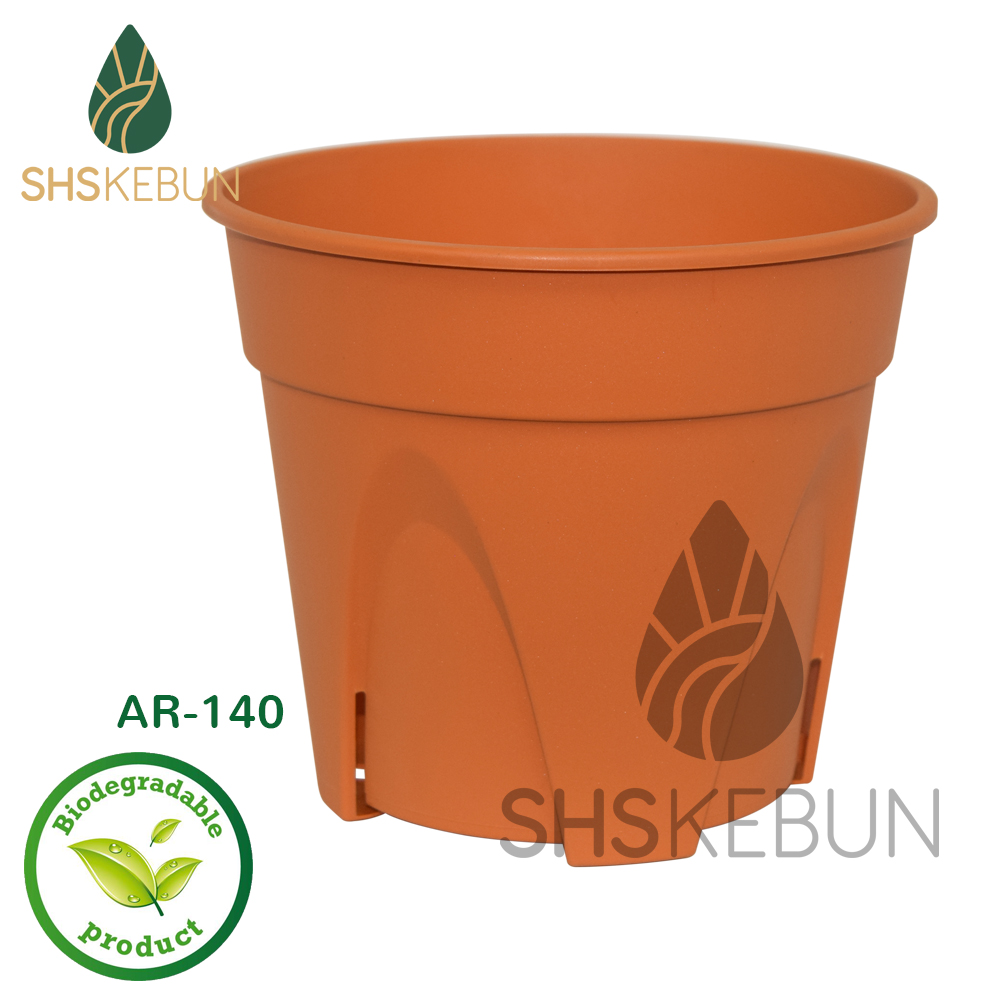 Baba Biodegradable Flower Pot Plastic Flower Pot Pasu Bunga BI-AR-140 ...