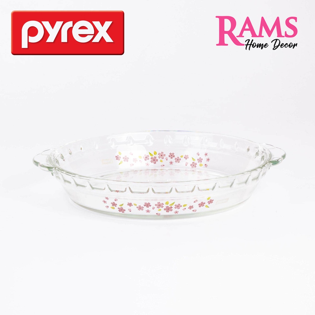 Pyrex 900ML Heat Resistant Tempered Glass Pie Plate / Baking Dish ...
