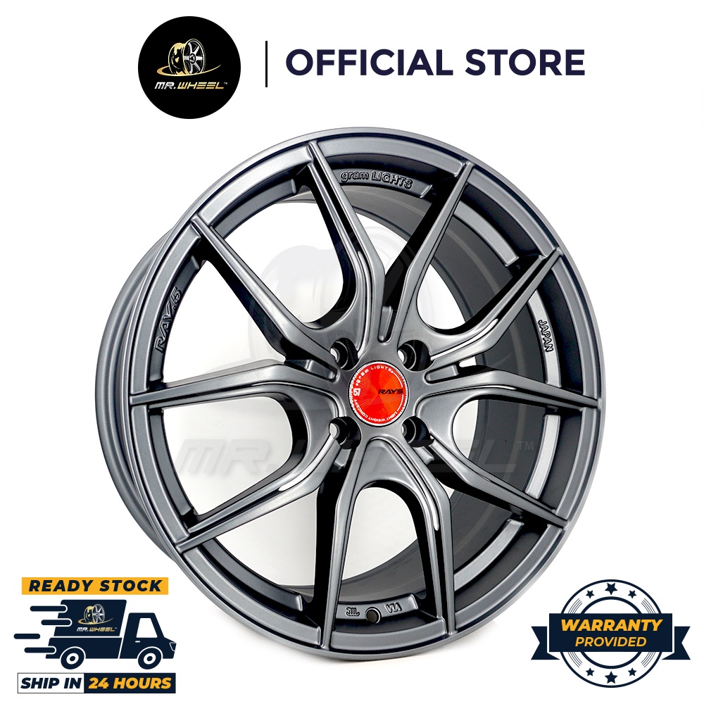 New Sport Rim RAYS GRAM LIGHTS 57FXX 17x7.5 4x100 ET40 Matt GunMetal 17 ...