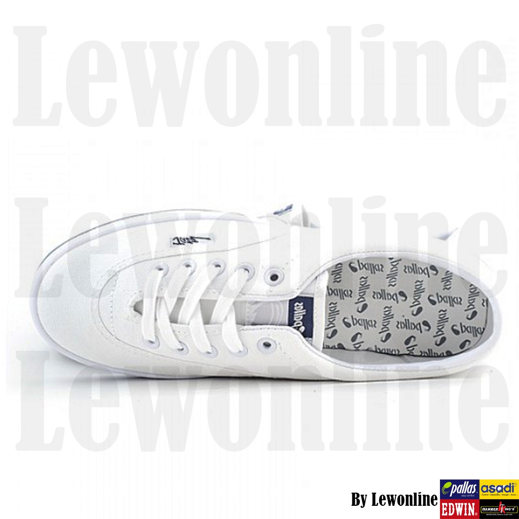 2nd Grade PALLAS JAZZ 7028W Kasut Putih White Shoe 白色校鞋 /Has yellowish ...