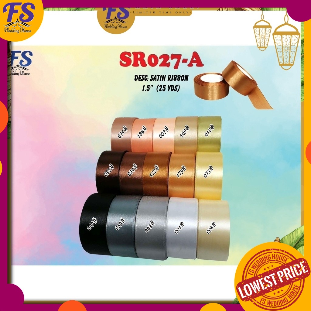 PEMBORONG/Ribbon Satin/Riben Gift Box/Riben Murah/Ribbon Just for you ...