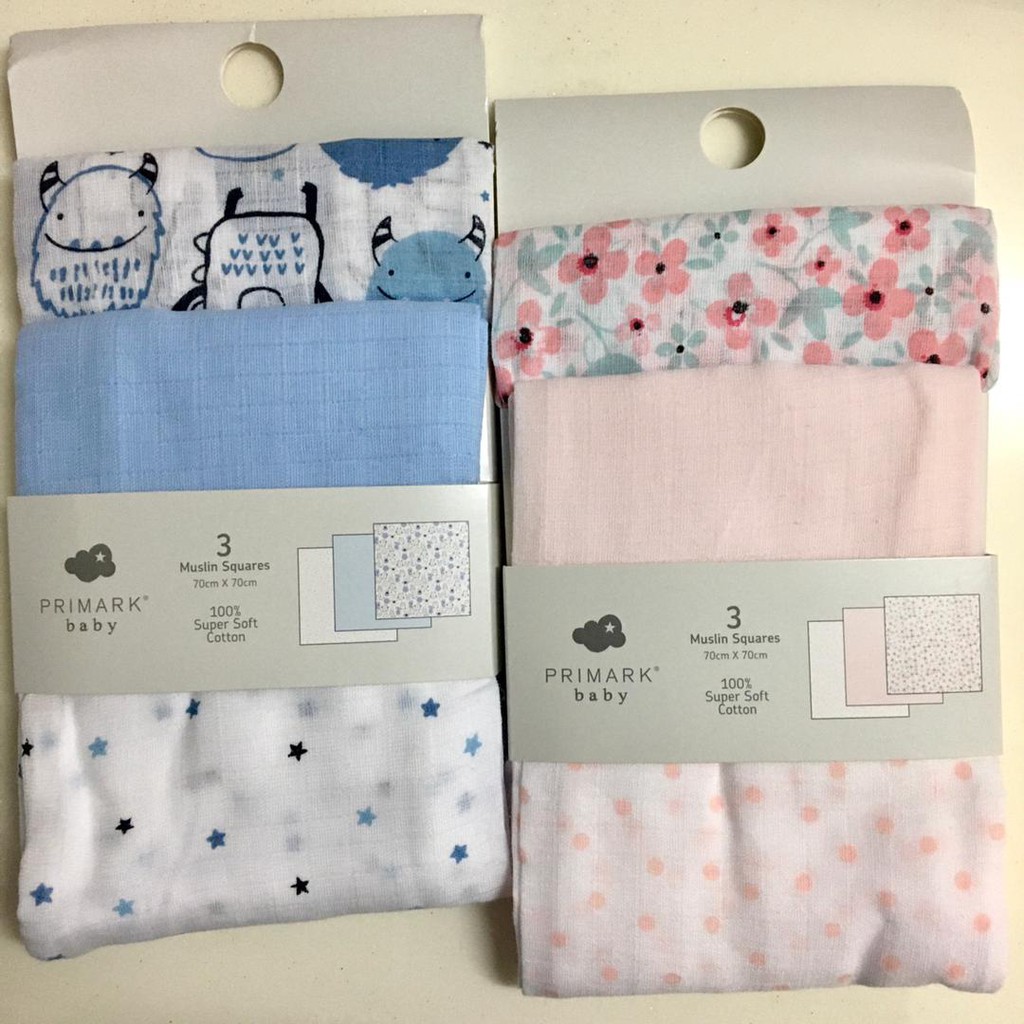 Primark store muslin cloths