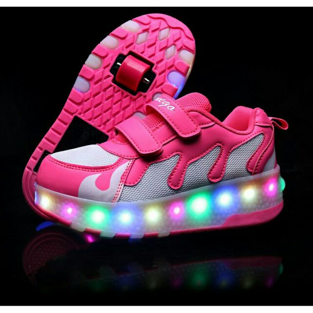 Wheels Shoes Led Sport Shoes Birthday Present Kasut Roda Kasut Lampu ...