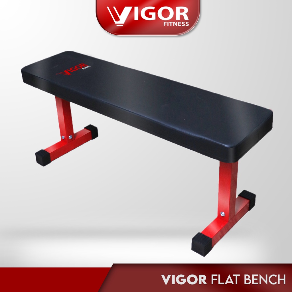 Vigor Fitness Flat Dumbbell Workout Bench Shopee Malaysia