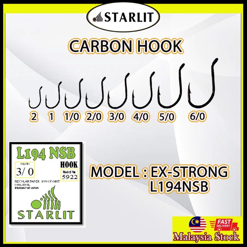 STARLIT L194 NSB Hook / Fishing Hook / Mata Kail | Shopee Malaysia