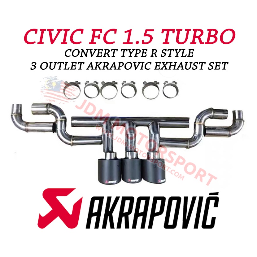 Civic fc online exhaust