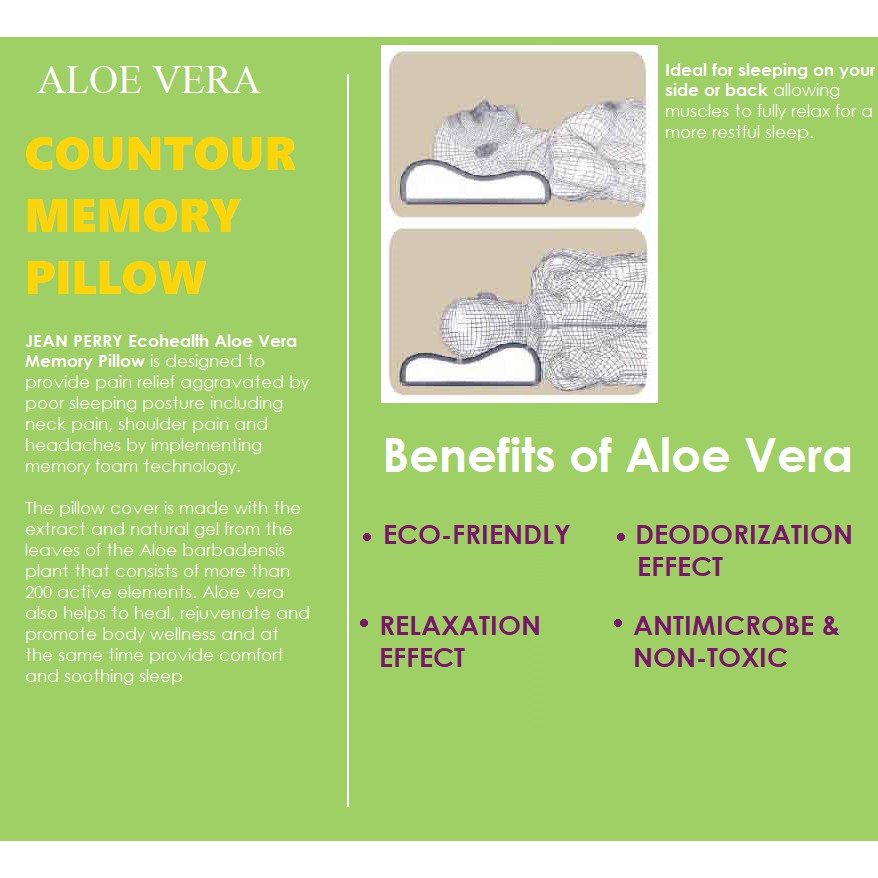 Aloe vera pillow benefits hotsell