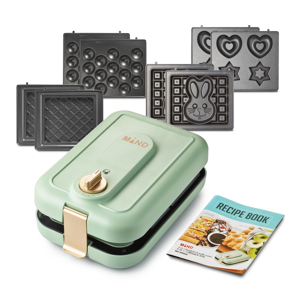 MIND 4in1 Sandwich & Waffle Maker PFOA & PTFE Free (SIRIM Certified)Kilang/Direct factory