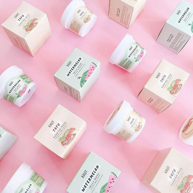 Kaley Watermelon Jelly Mask - Kaley Tofu Pudding Mask 100ml | Shopee ...