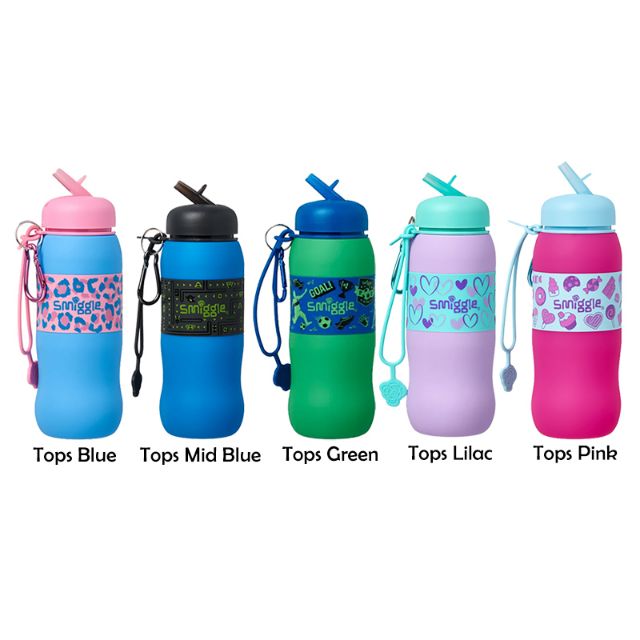 SMIGGLE silicon foldable roll water bottle READY STOCK - | Shopee Malaysia