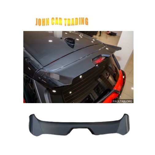 Perodua Ativa Rear Spoiler Abs Oem Gear Up Without Paint Bodykit 100% ...
