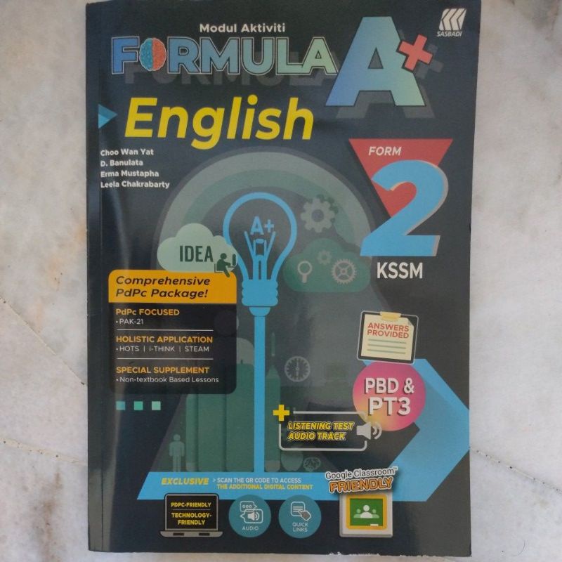 Modul Activity Formula A+ English Form 2 | Shopee Malaysia